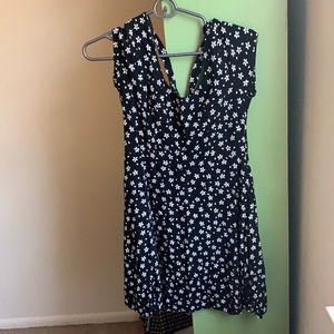 Cute black and white floral dress.